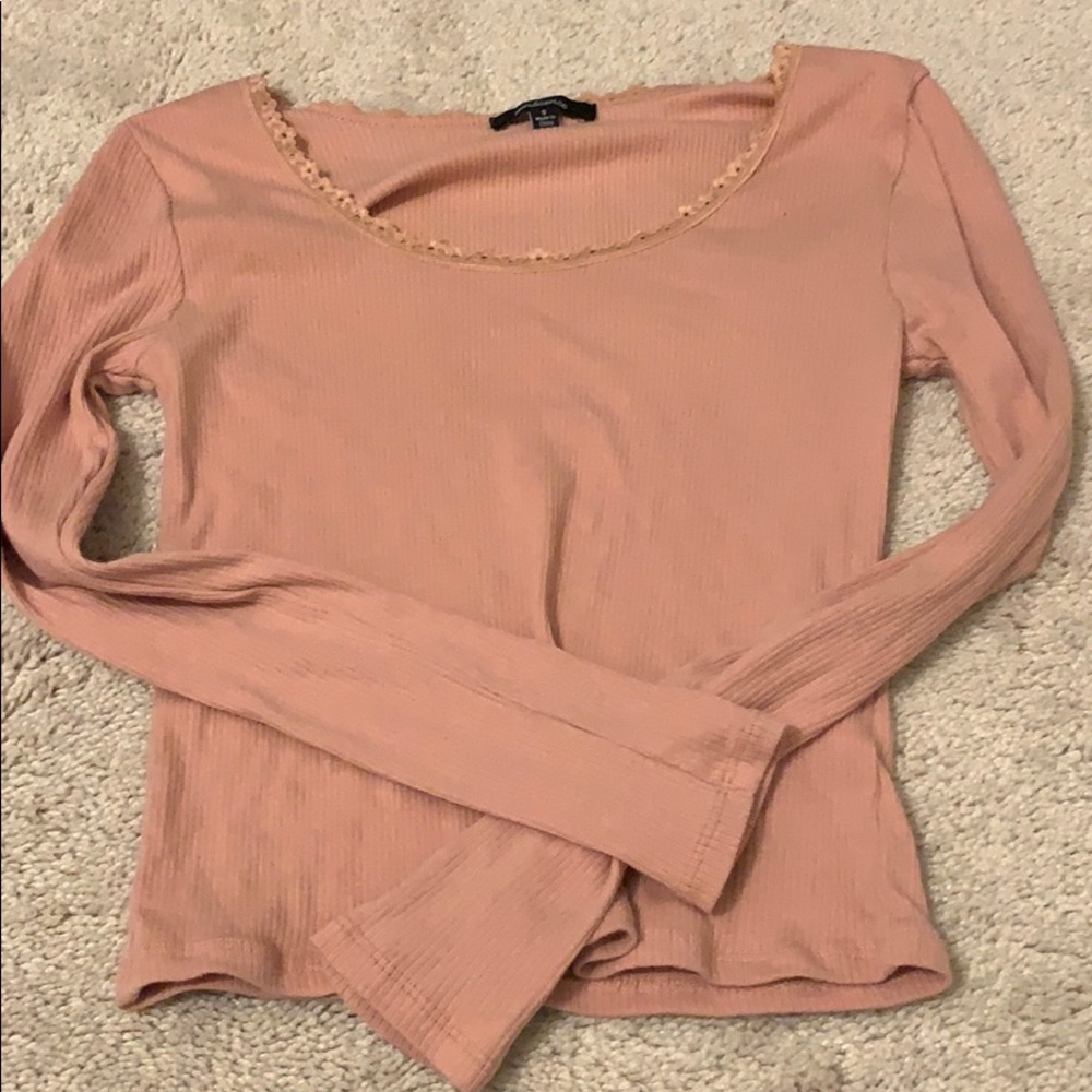 pink long sleeve